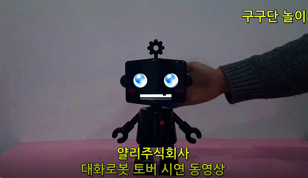 얄리주식회사 대화로봇 토버시연동영상(Yally Inc. Dialog Robot-Tover Demonstration Video)_20171212